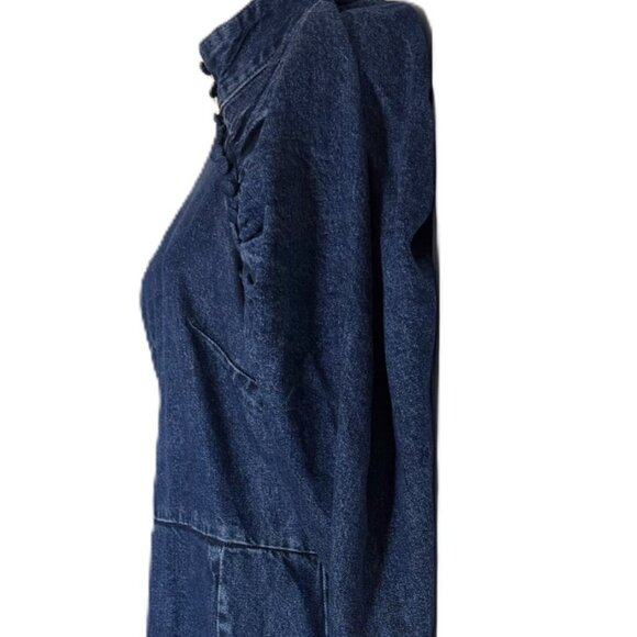 ROTATE Birger Christensen Kim Denim Mini Dress Sz XS - Picture 9 of 14